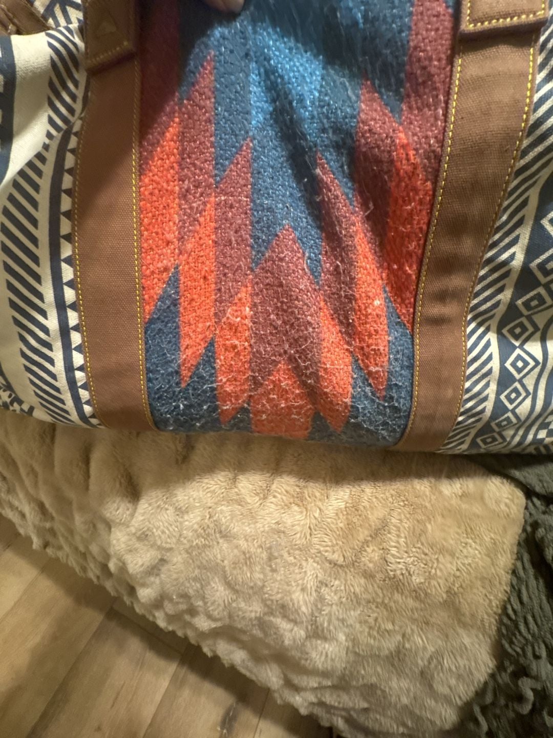 Tigerbear Republik Overnight Weekender Travel Duffle Gym Bag Aztek Print 6