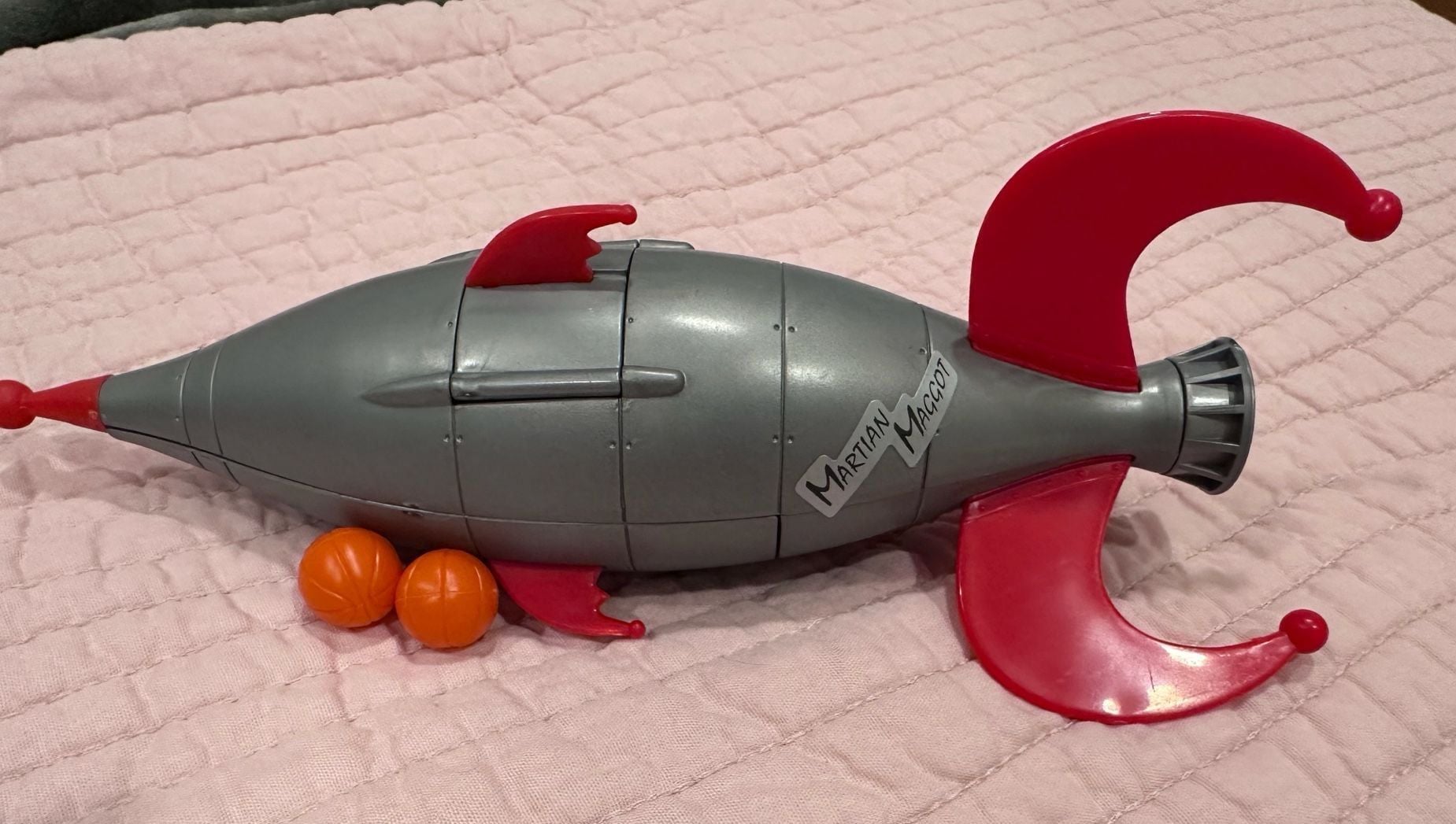 Space Jam Playmates Marvins Countdown Rock-O-Tron Rocket Ship Game Toy 3