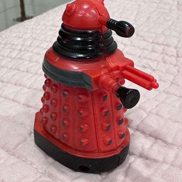 Doctor Who Red Dalek Wind-Up Toy Figure