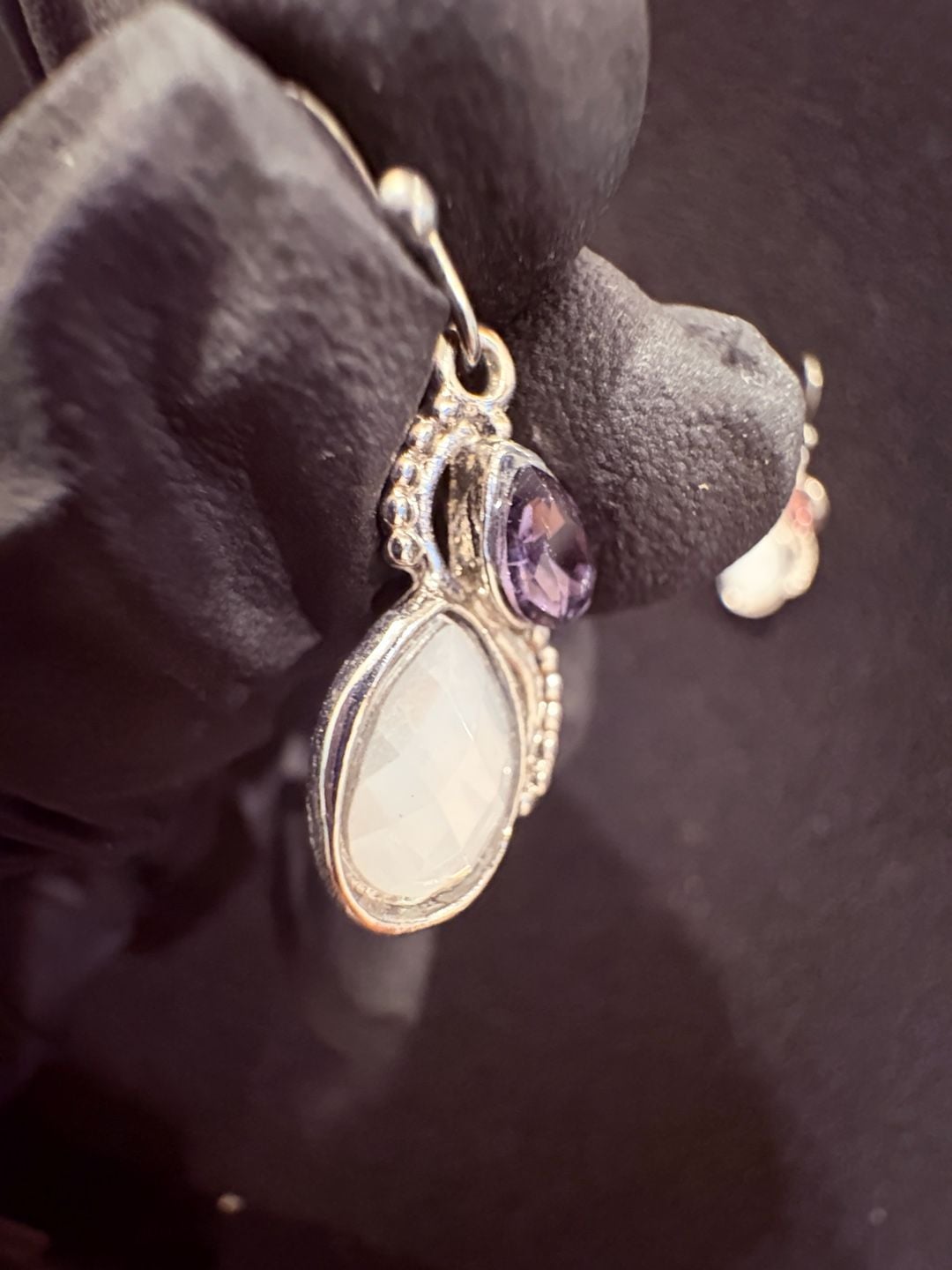 Moonstone Teardrop Earrings 4