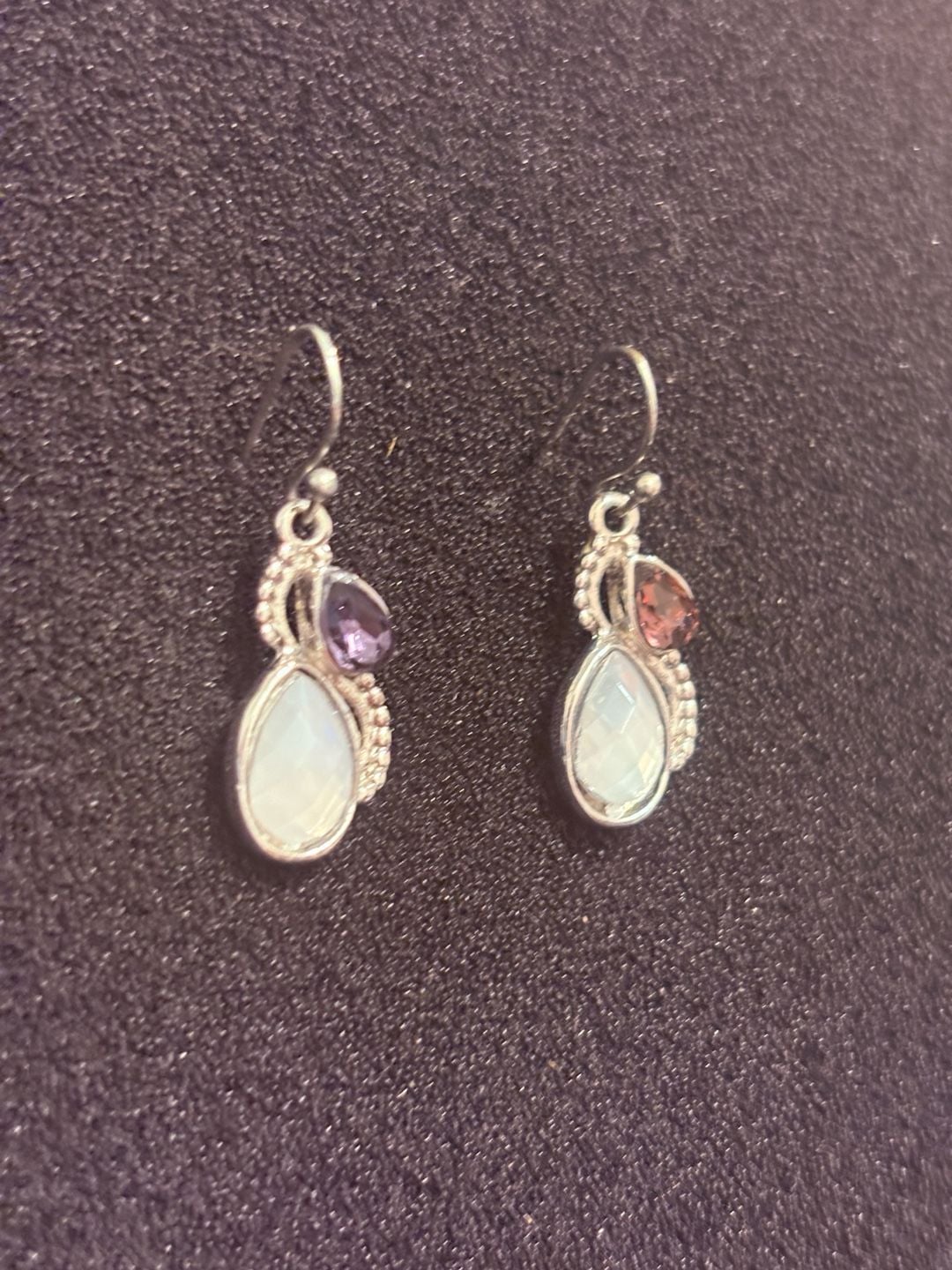 Moonstone Teardrop Earrings 5