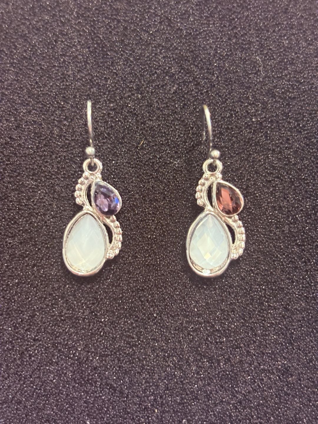 Moonstone Teardrop Earrings 7