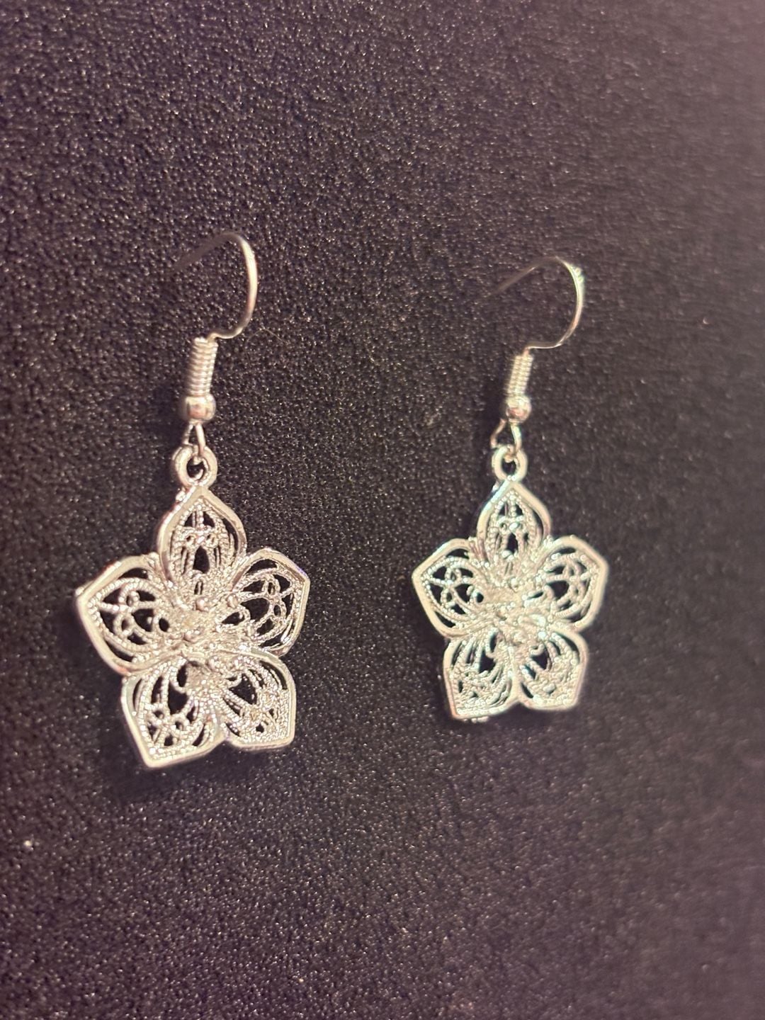 Flower Filigree Dangle Earrings 5