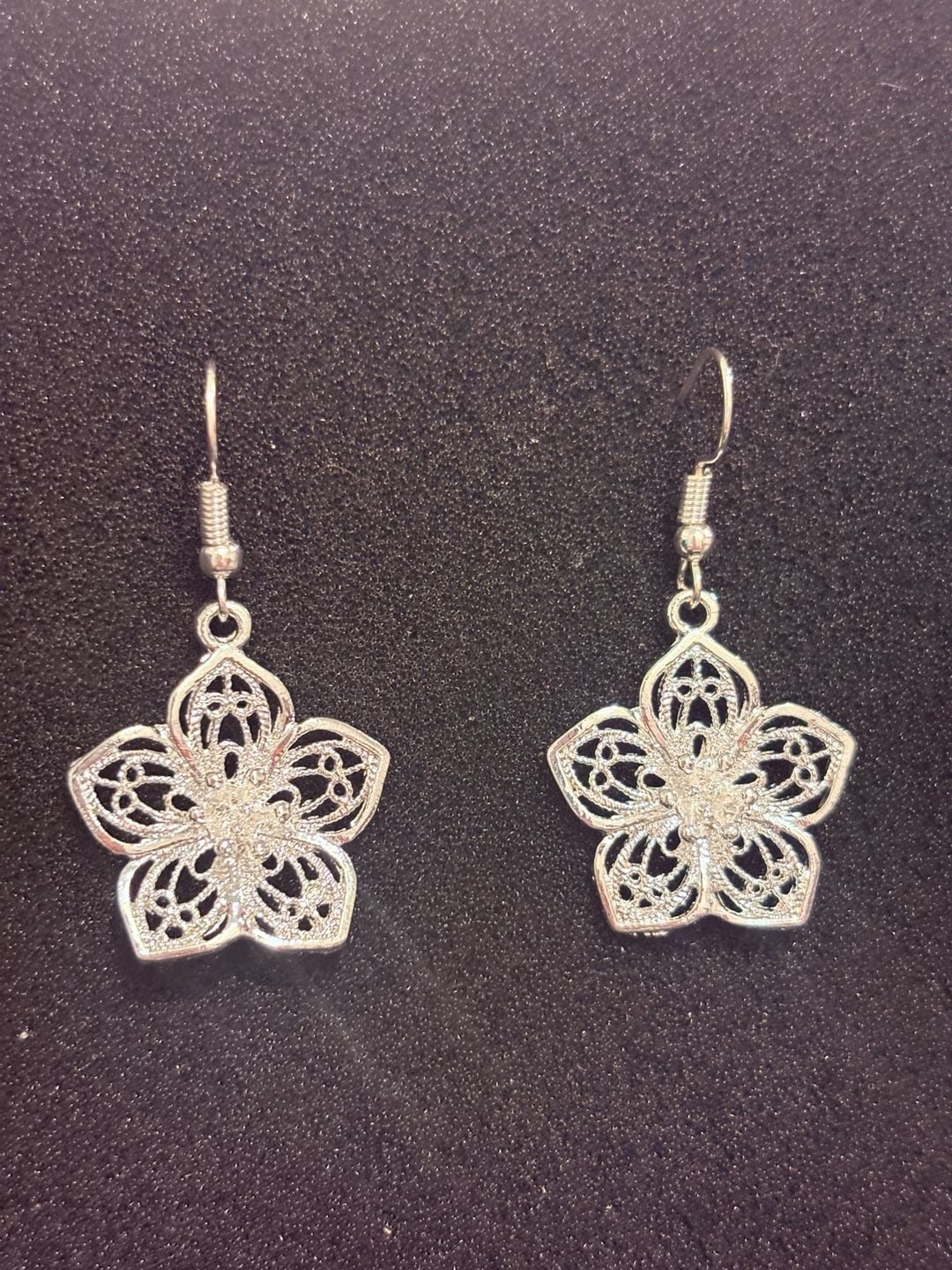 Flower Filigree Dangle Earrings 6