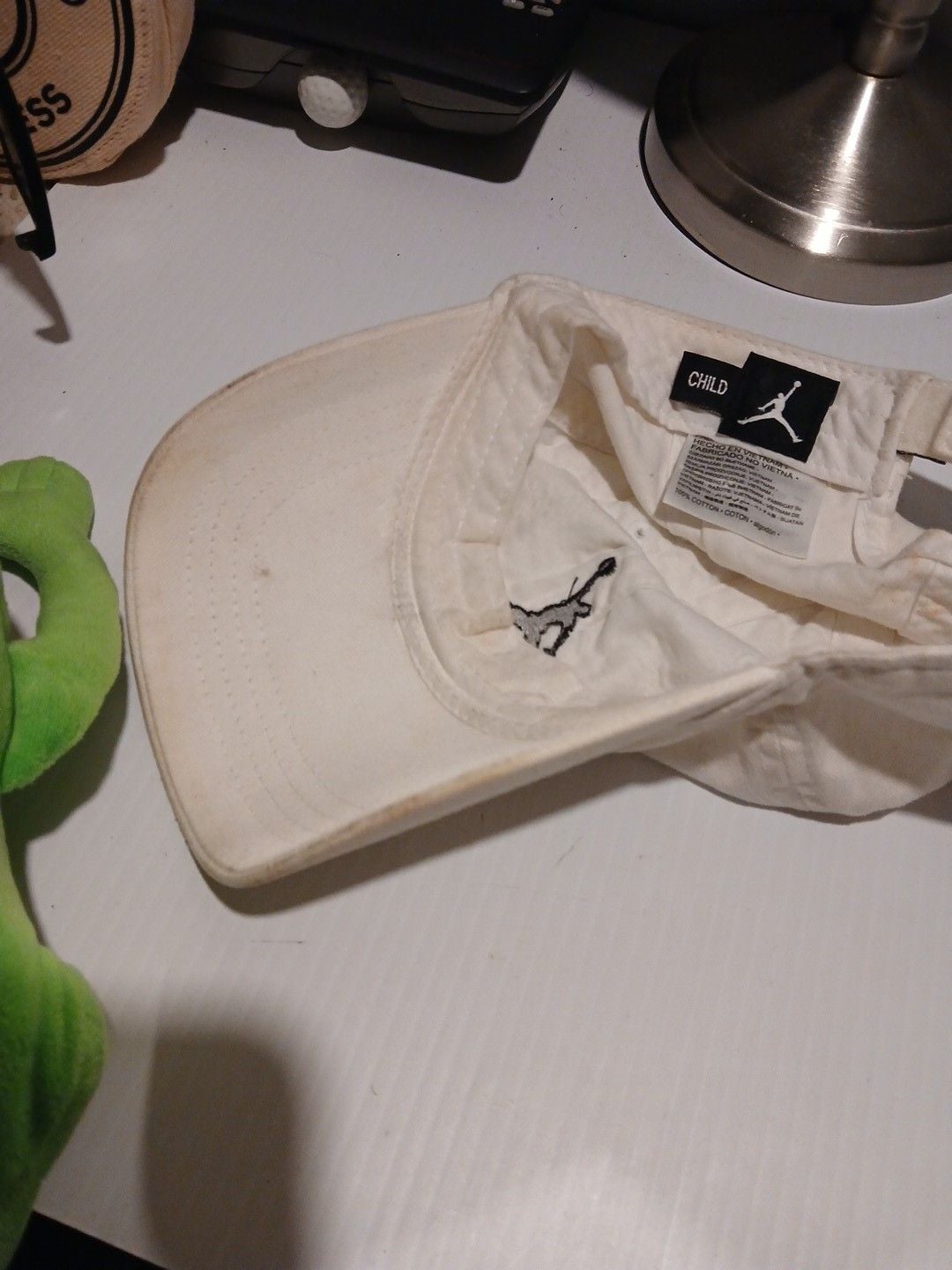 Jordan Jumpman Cap Child White Black Strapback Hat 8