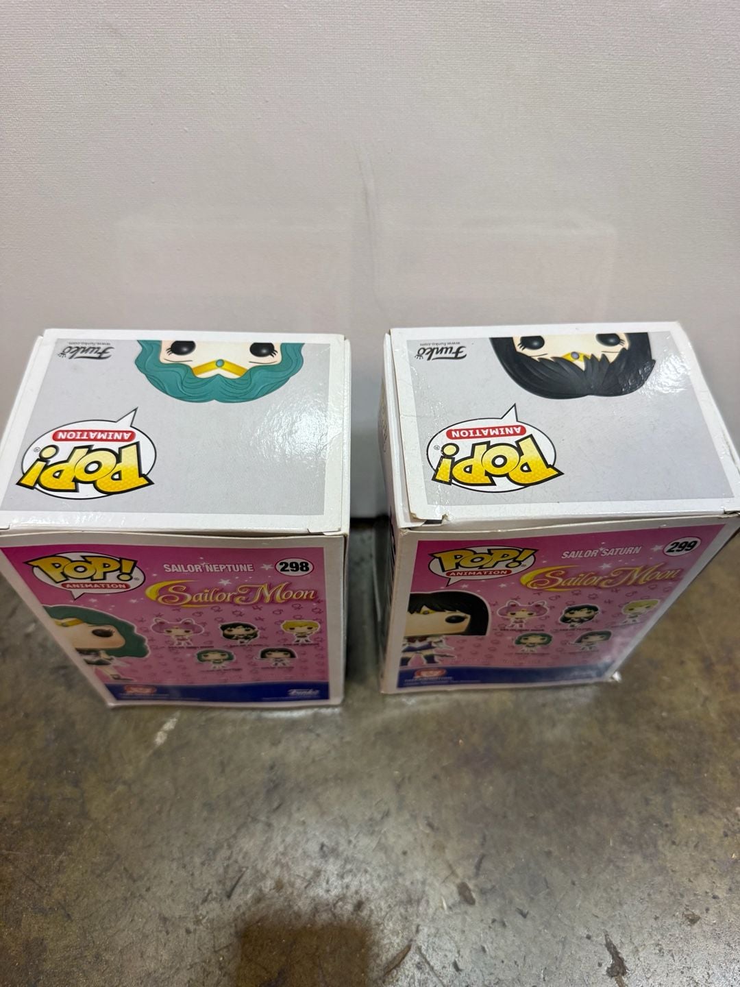 Funko Pop Sailor Moon Sailor Neptune 298 Sailor Saturn 299 Lot 4