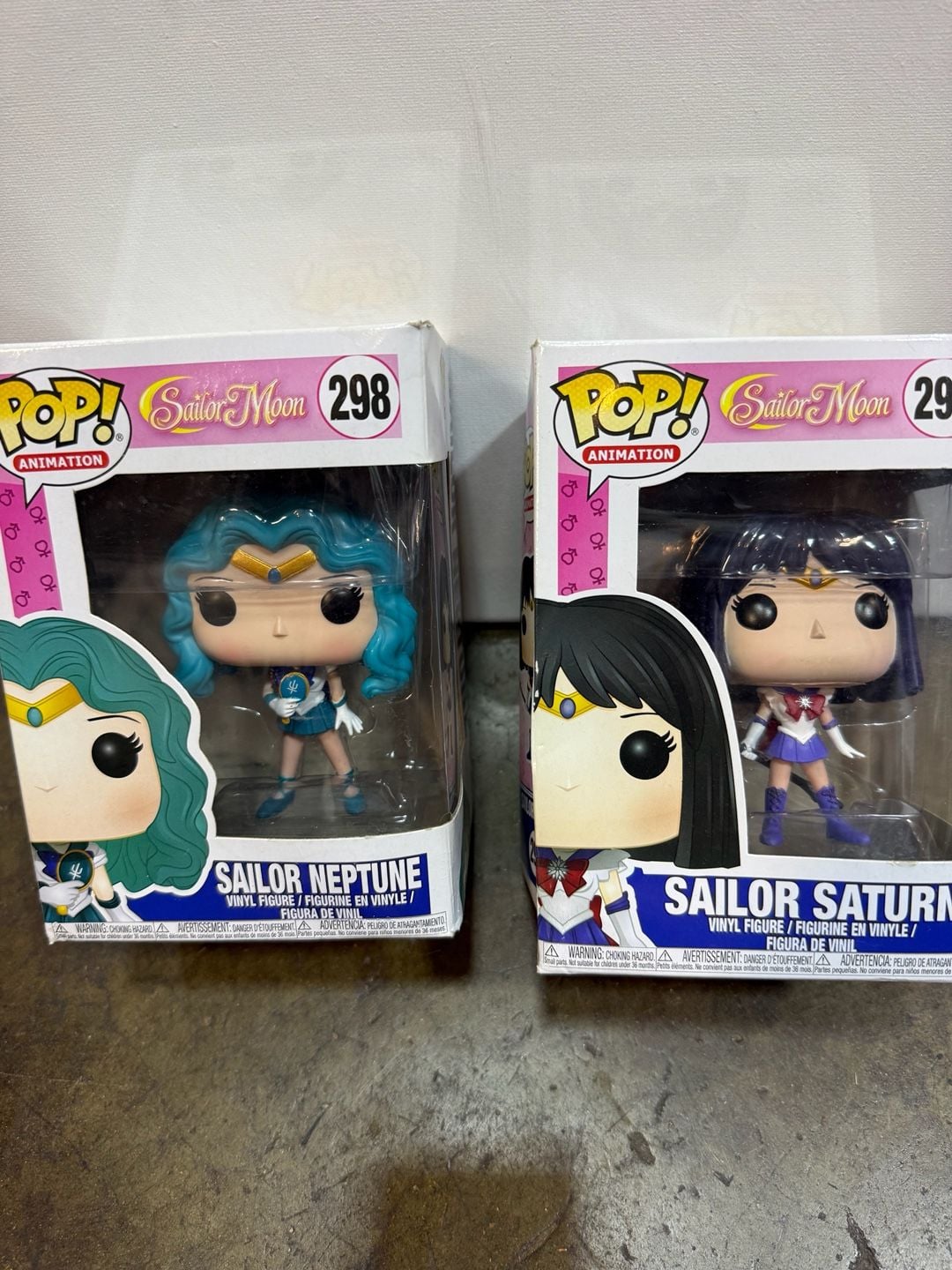Funko Pop Sailor Moon Sailor Neptune 298 Sailor Saturn 299 Lot 6