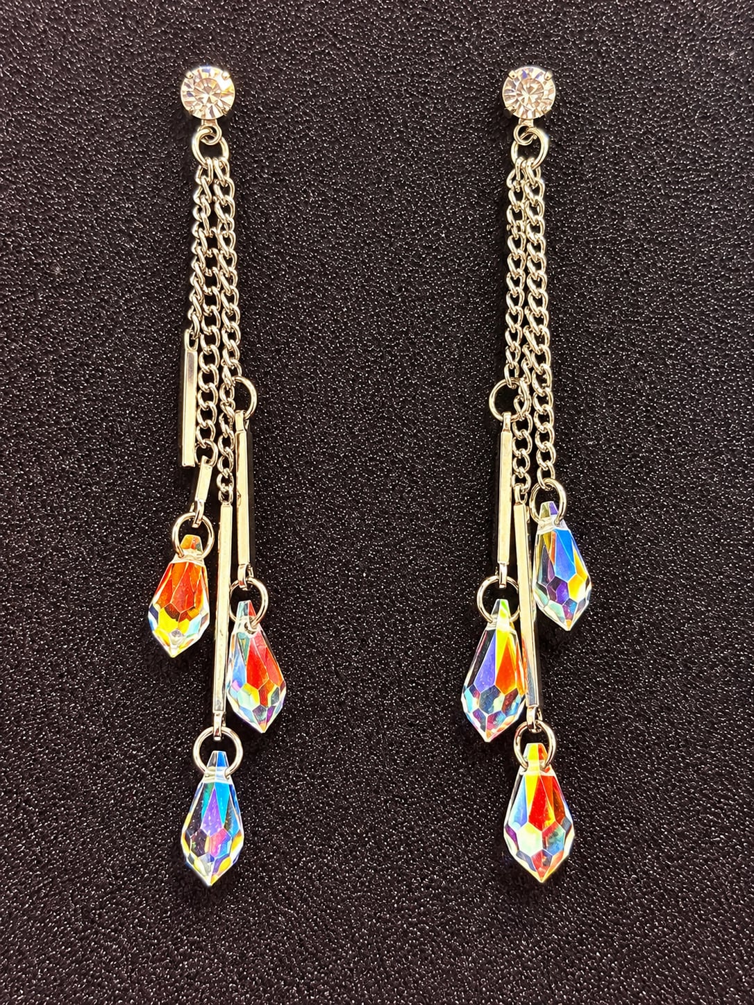 Crystal Dangle Earrings 2