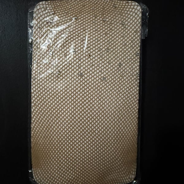 Rhinestone Fishnet Tights Nude Crystal Mesh Stockings