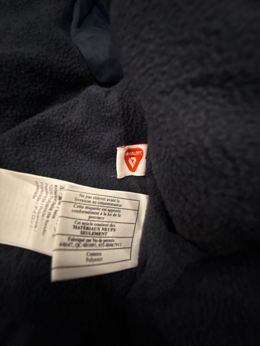 J. Crew Outerwear Parka Jacket Size M Navy Blue PrimaLoft Hooded 6
