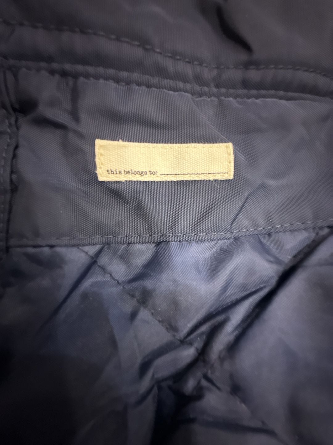 J. Crew Outerwear Parka Jacket Size M Navy Blue PrimaLoft Hooded 9