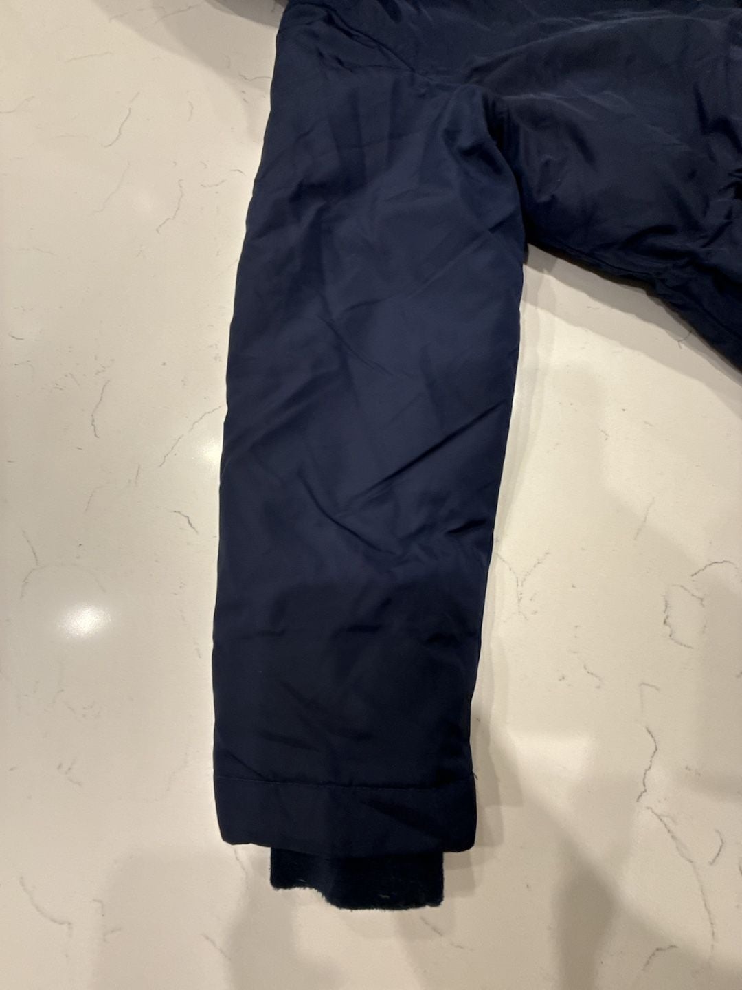 J. Crew Outerwear Parka Jacket Size M Navy Blue PrimaLoft Hooded 12