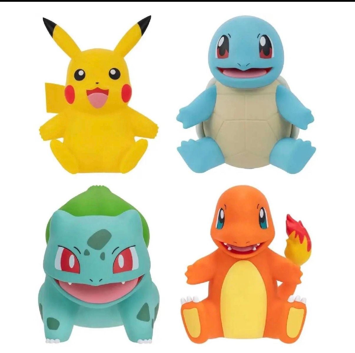Jazwares Pokemon Select Vinyl Figure 4-Pack Bulbasaur Charmander Squirtle 2