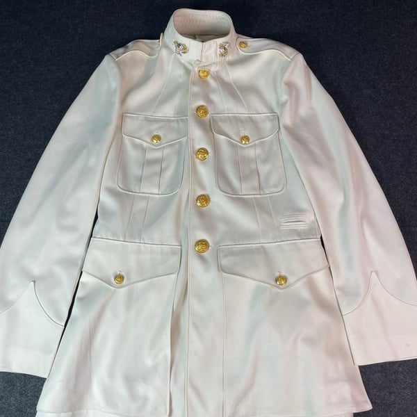 Saco Uniforms USMC Dress White Uniform Set Size 42 Long