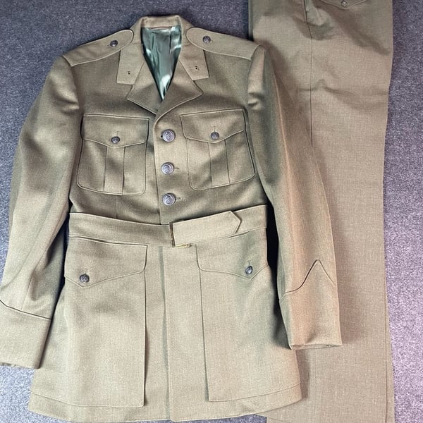 USMC Vintage Marine Corps Dress Uniform Jacket And Trousers