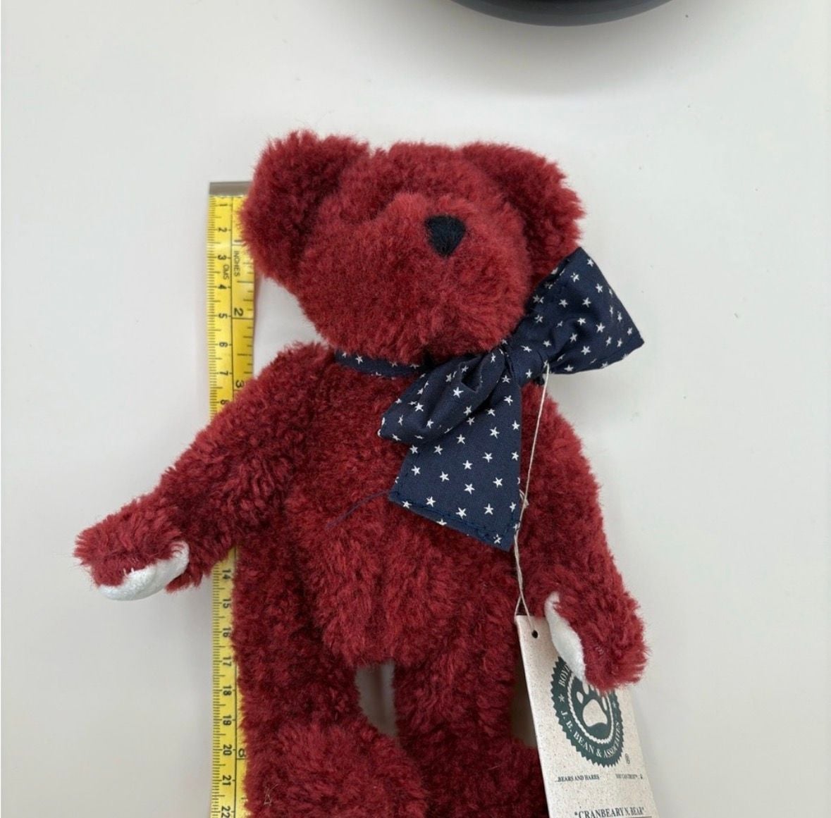 Boyds Bears Cranbeary N. Bear Red Plush Stuffed Animal 4