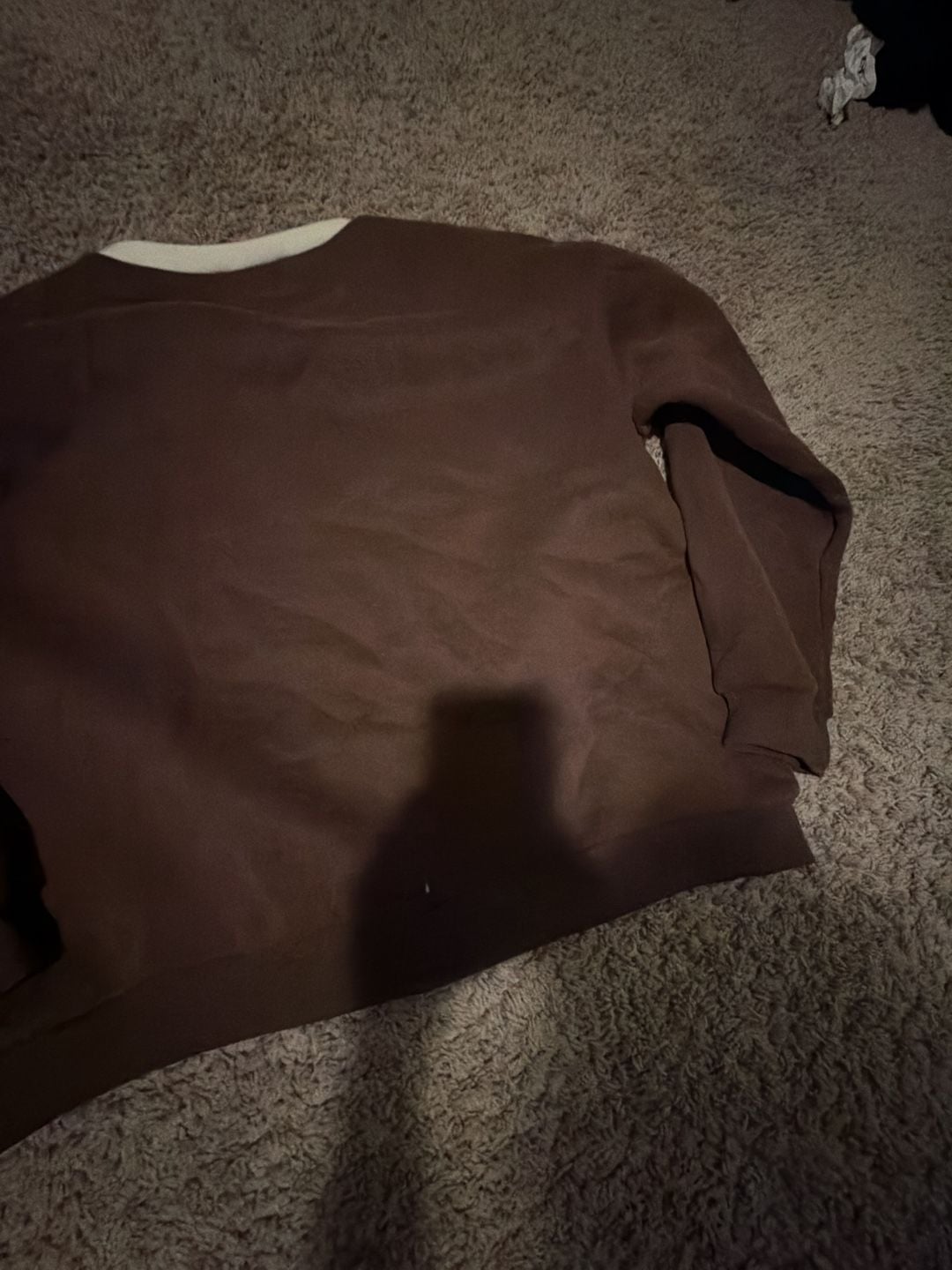 Edikted 76 Oversized V Neck Sweater Size M Brown 6