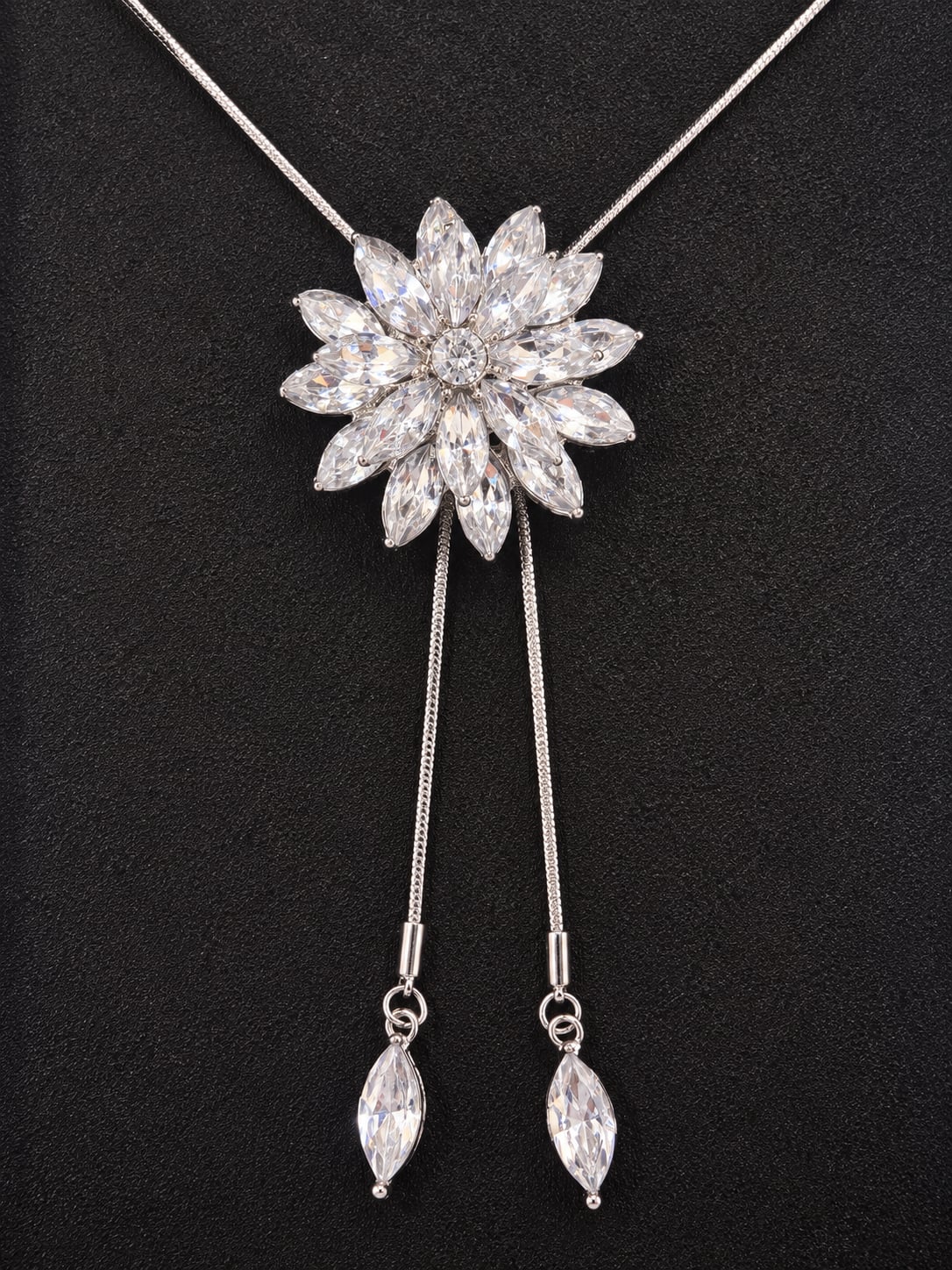 Crystal Flower Necklace 2