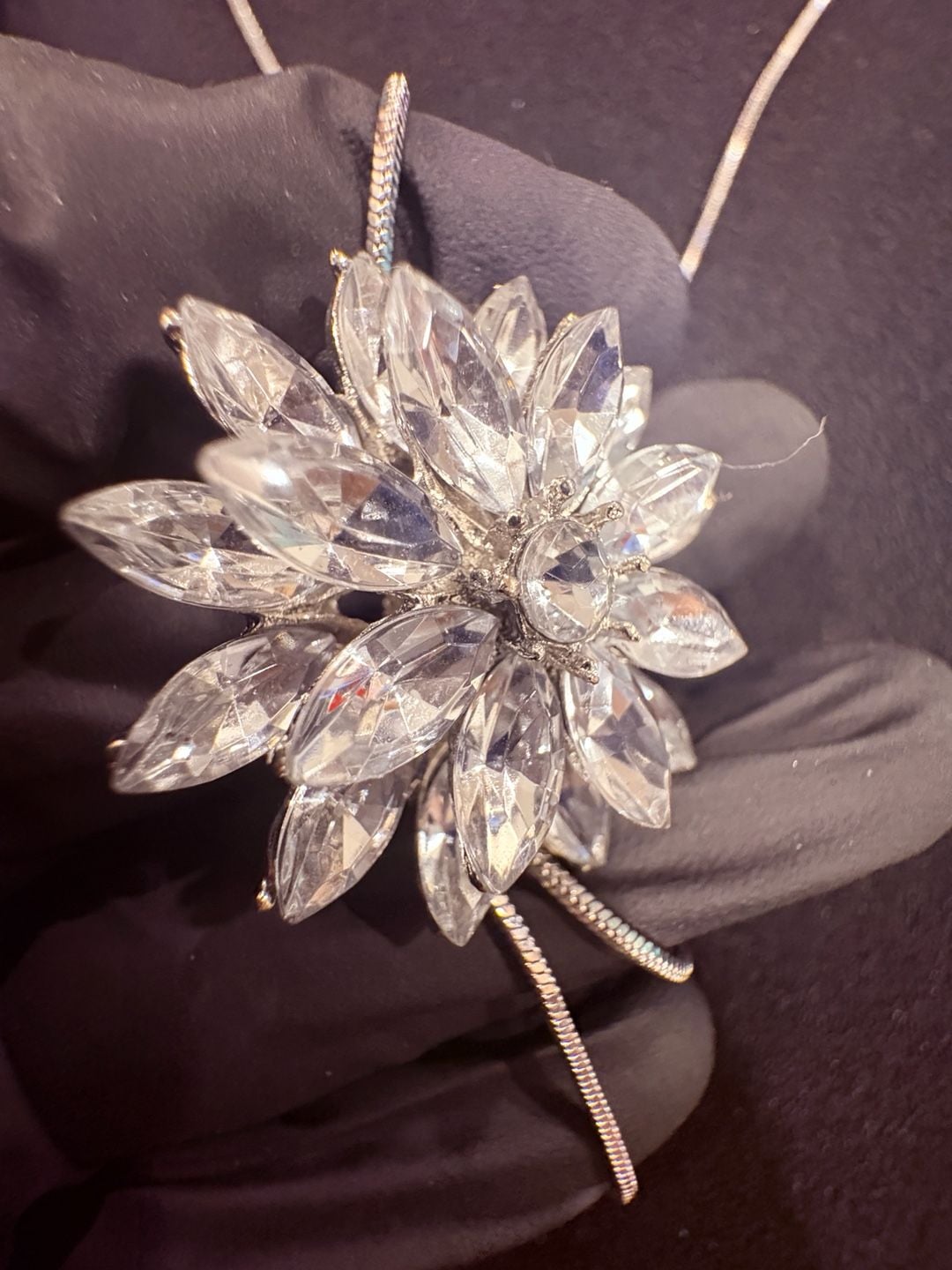Crystal Flower Necklace 3