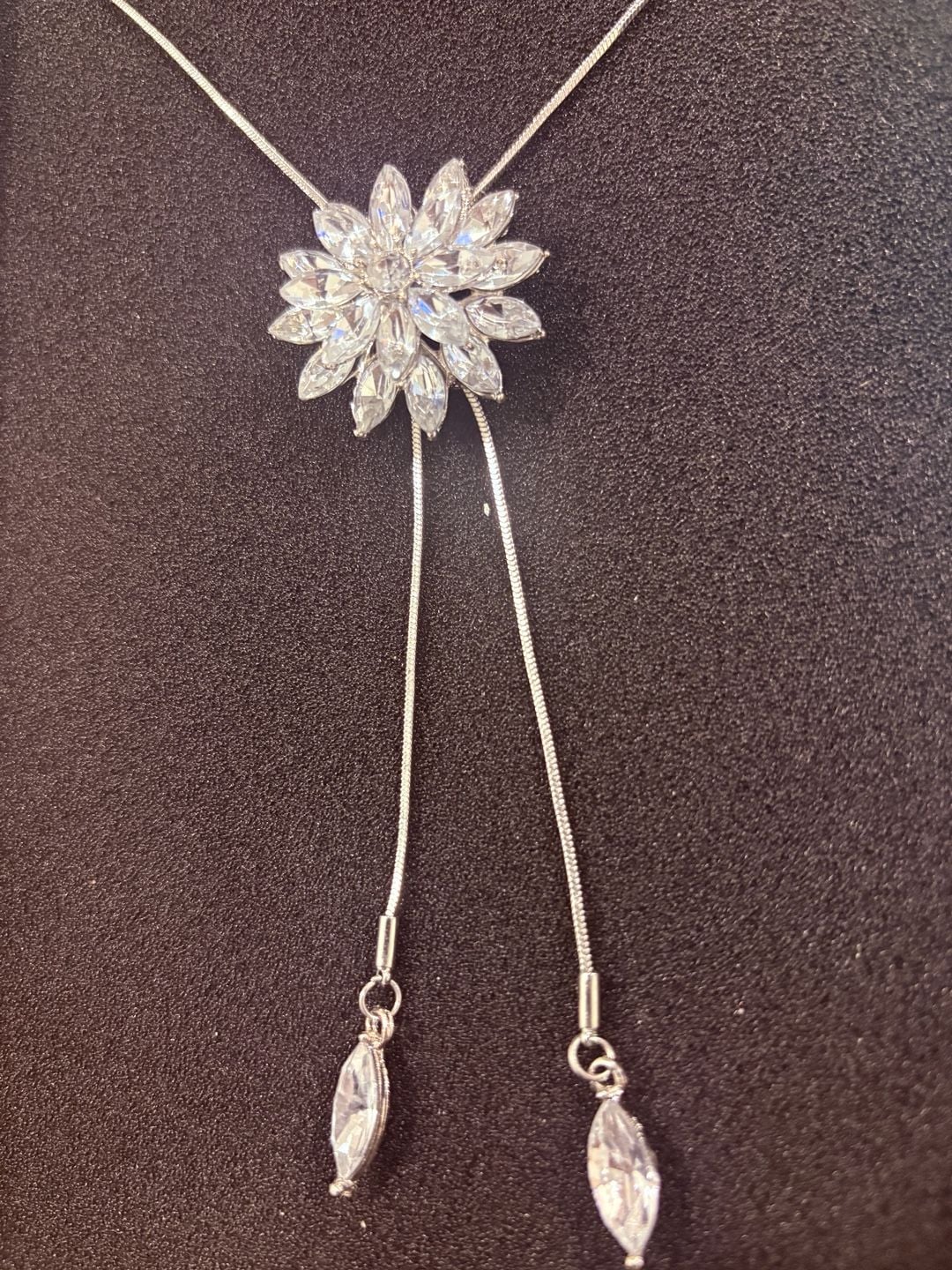 Crystal Flower Necklace 5