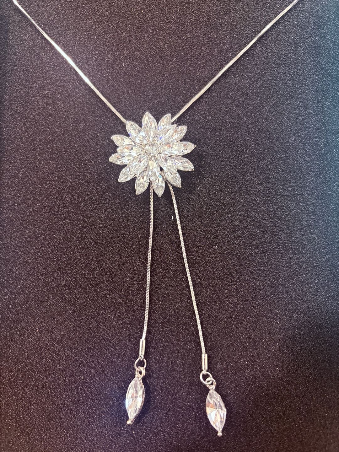 Crystal Flower Necklace 6