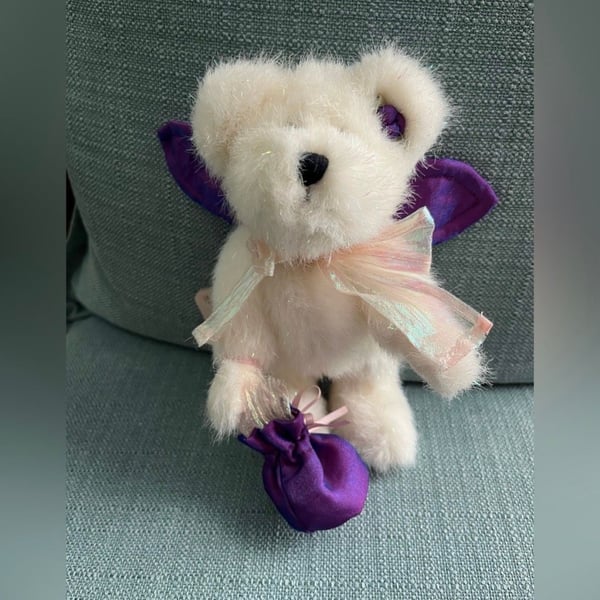 Boyds Sugar Plum Beary Plush Bear With Wings