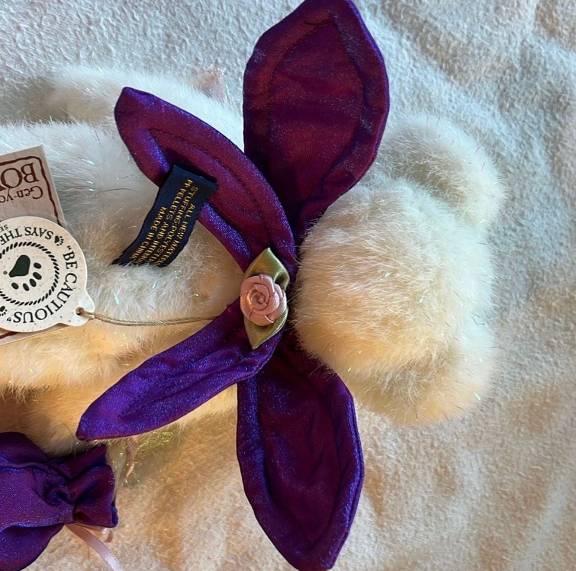 Boyds Sugar Plum Beary Plush Bear With Wings 3