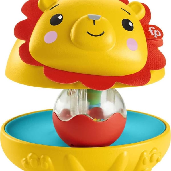 Fisher-Price Bat & Wobble Lion Infant Sensory Toy 6+ Months 