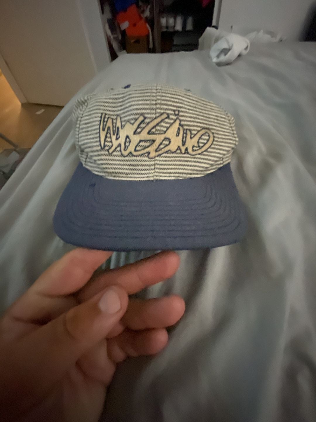 Mossimo Hat One Size All Striped Snapback Vintage 2