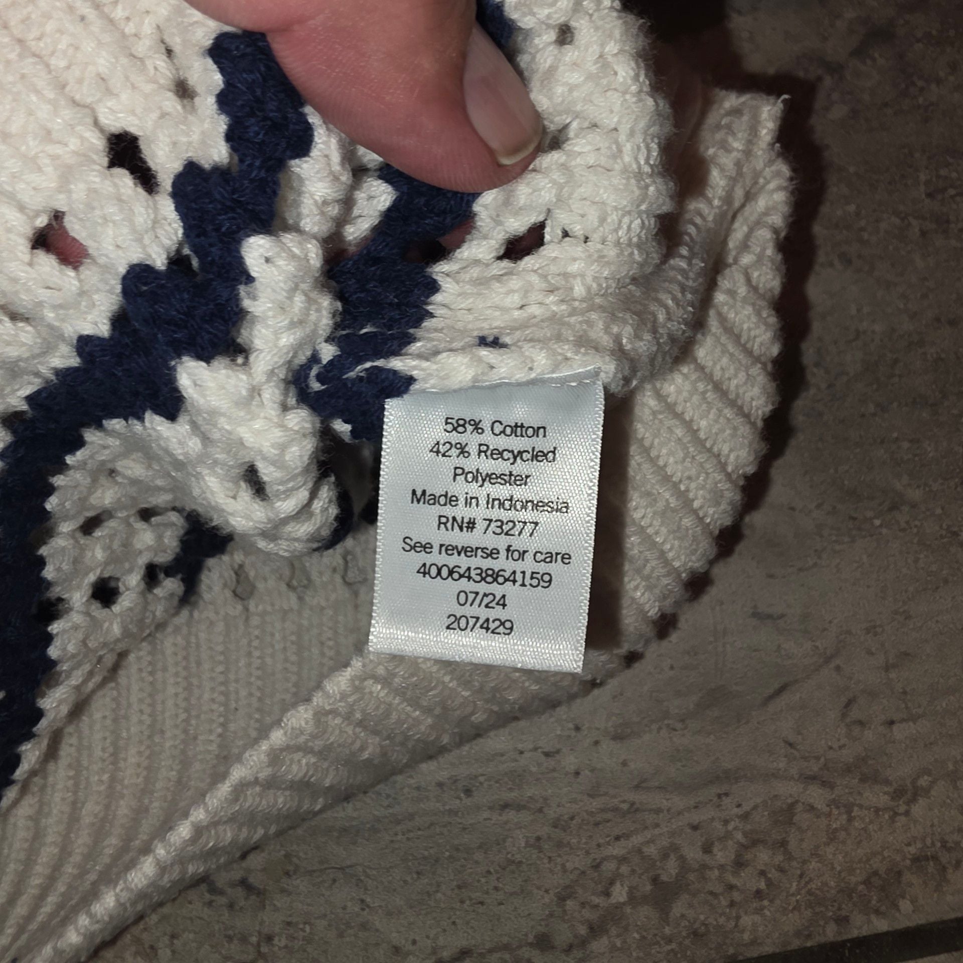 Sonoma Goods For Life Open Stitch Pullover Size XL 4