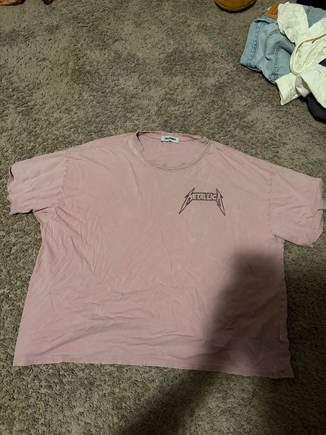 Daydreamer Metallica US Tour 1985 T-Shirt Lilac Bloom Acid 3