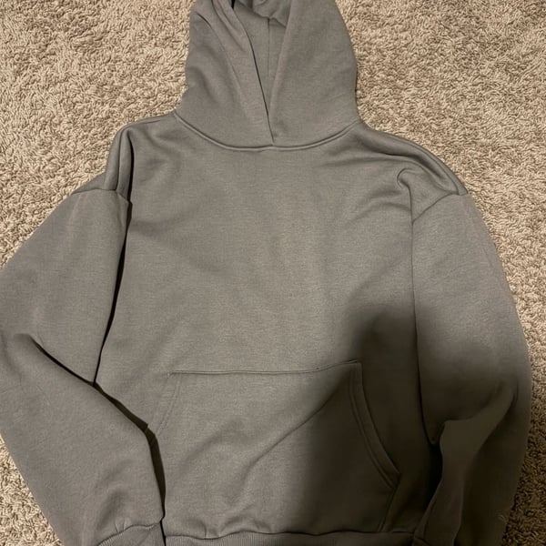 Pacsun Oversized Boxy Hoodie Gray