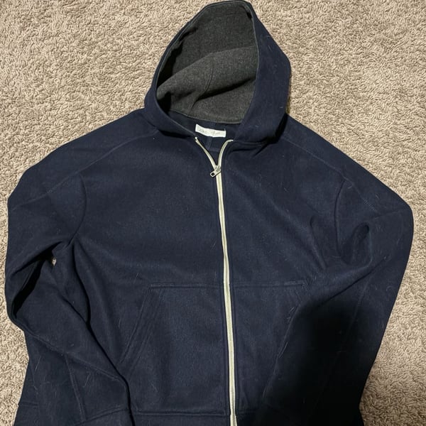 Zara Full Zip Hoodie Size XL Blue