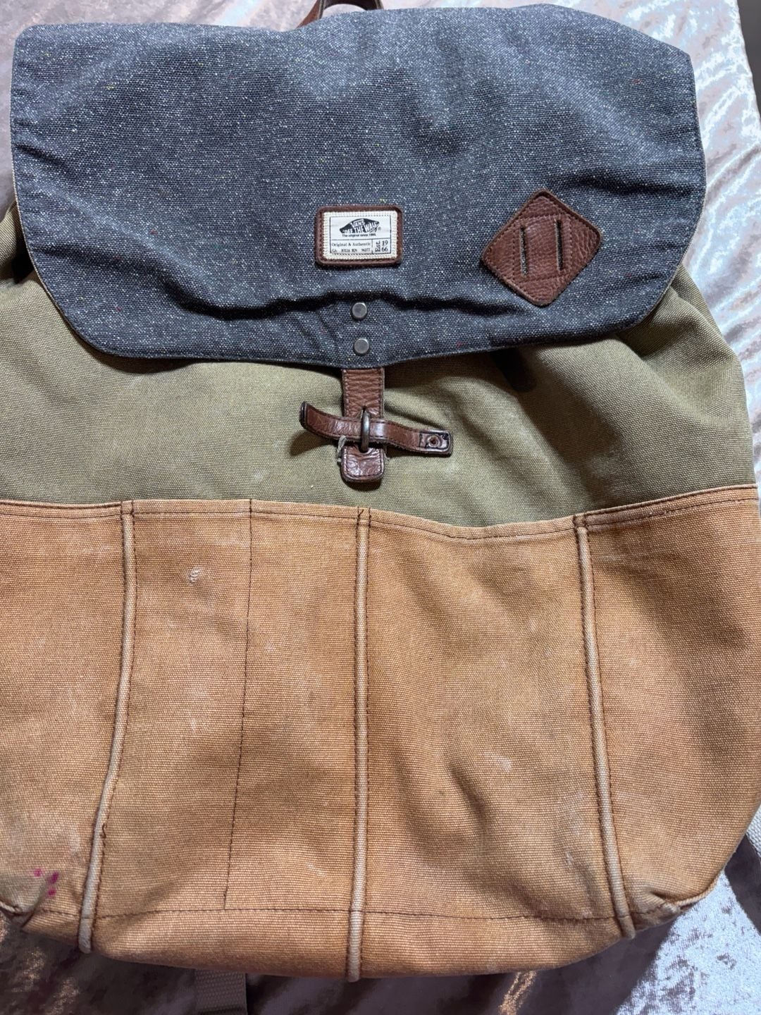 VTGVans Canvas Rucksack Backpack Multi Color 2