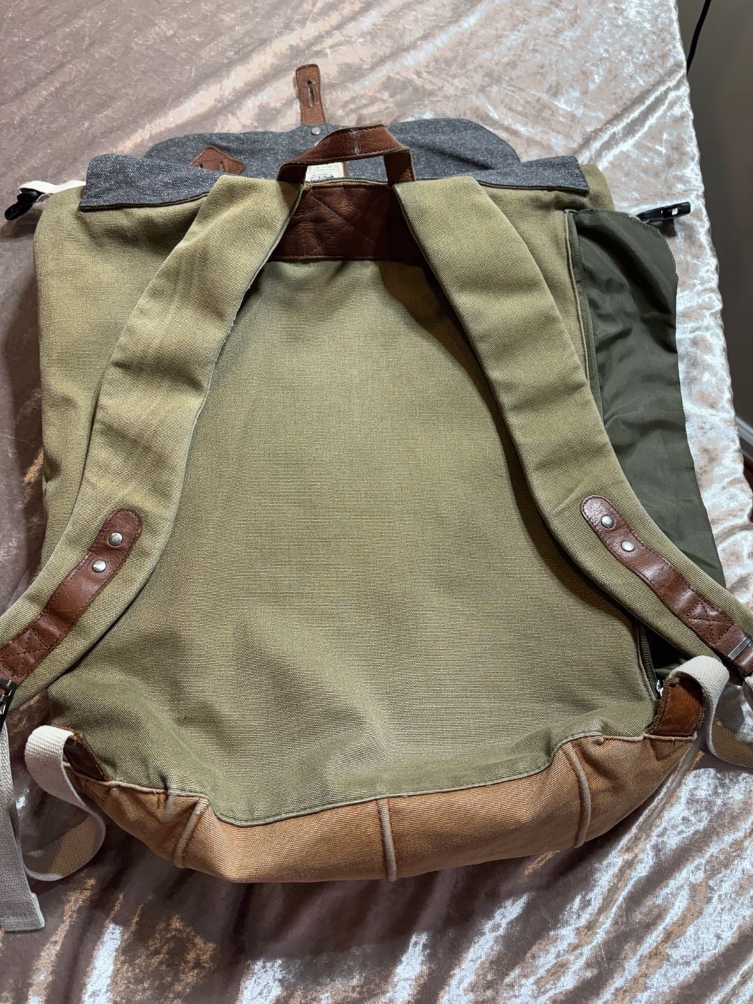 VTGVans Canvas Rucksack Backpack Multi Color 8