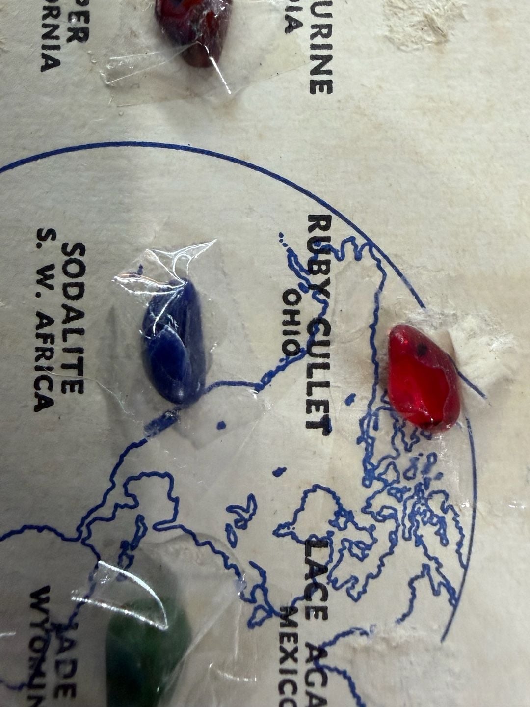 Vintage Scott Scientific Gemstones of the World Mineral Study Set 4