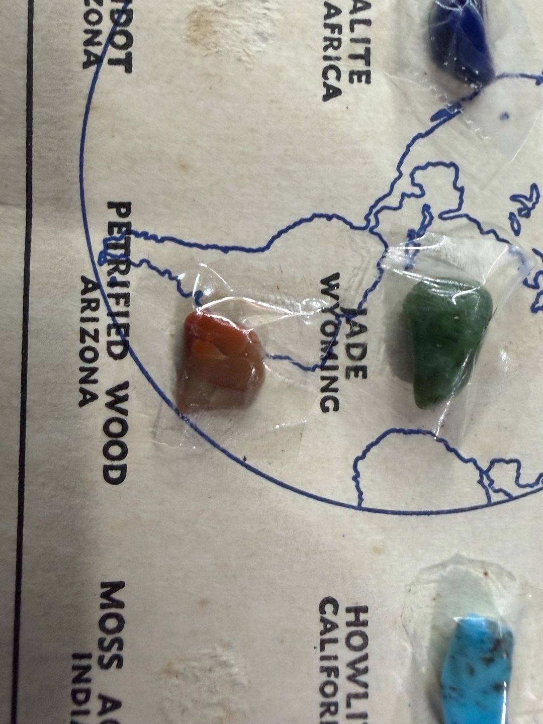 Vintage Scott Scientific Gemstones of the World Mineral Study Set 5