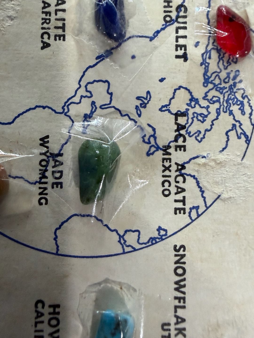 Vintage Scott Scientific Gemstones of the World Mineral Study Set 7
