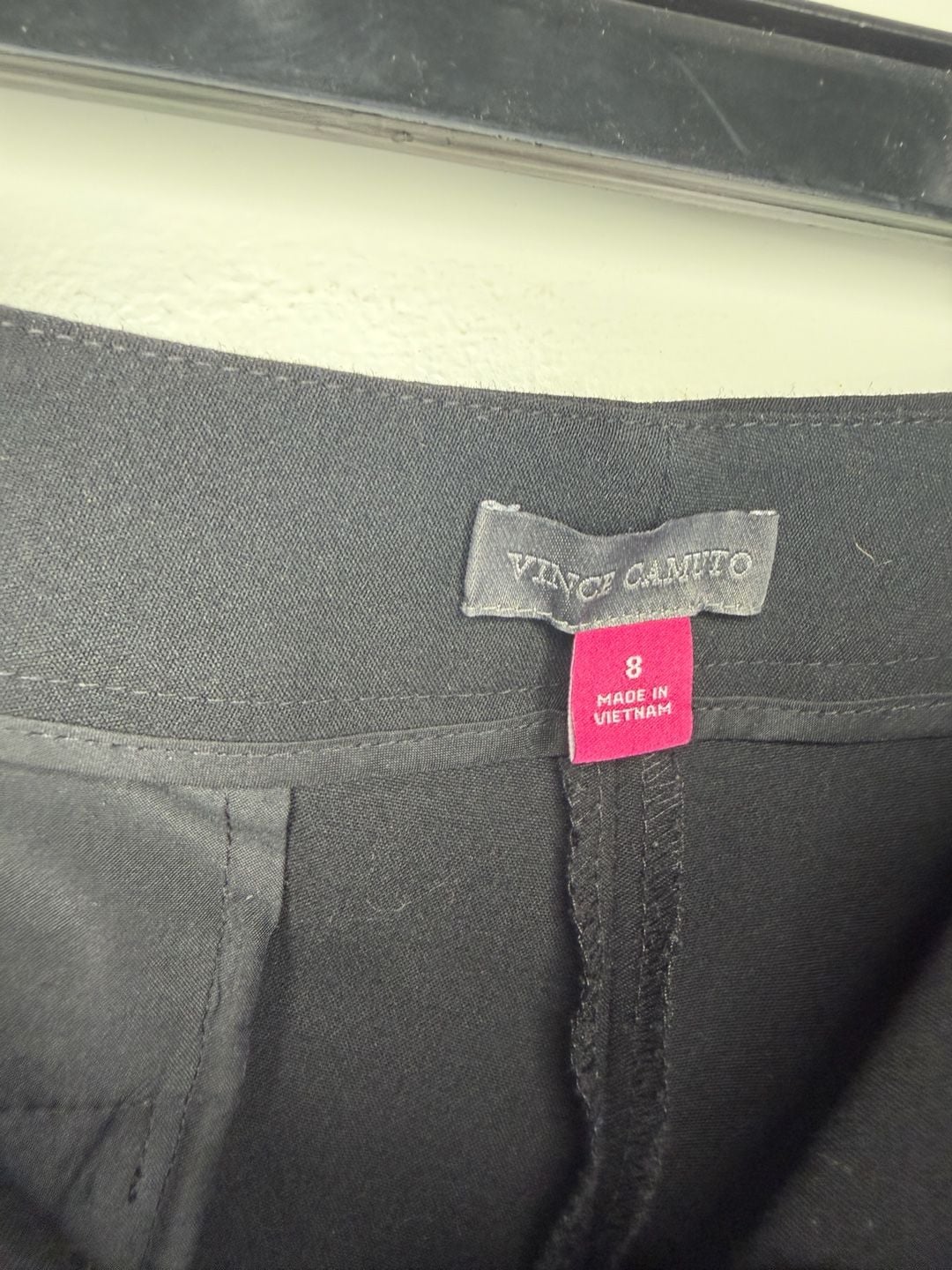 Vince Camuto Dress Pants Size 8 Black Career Trousers 4