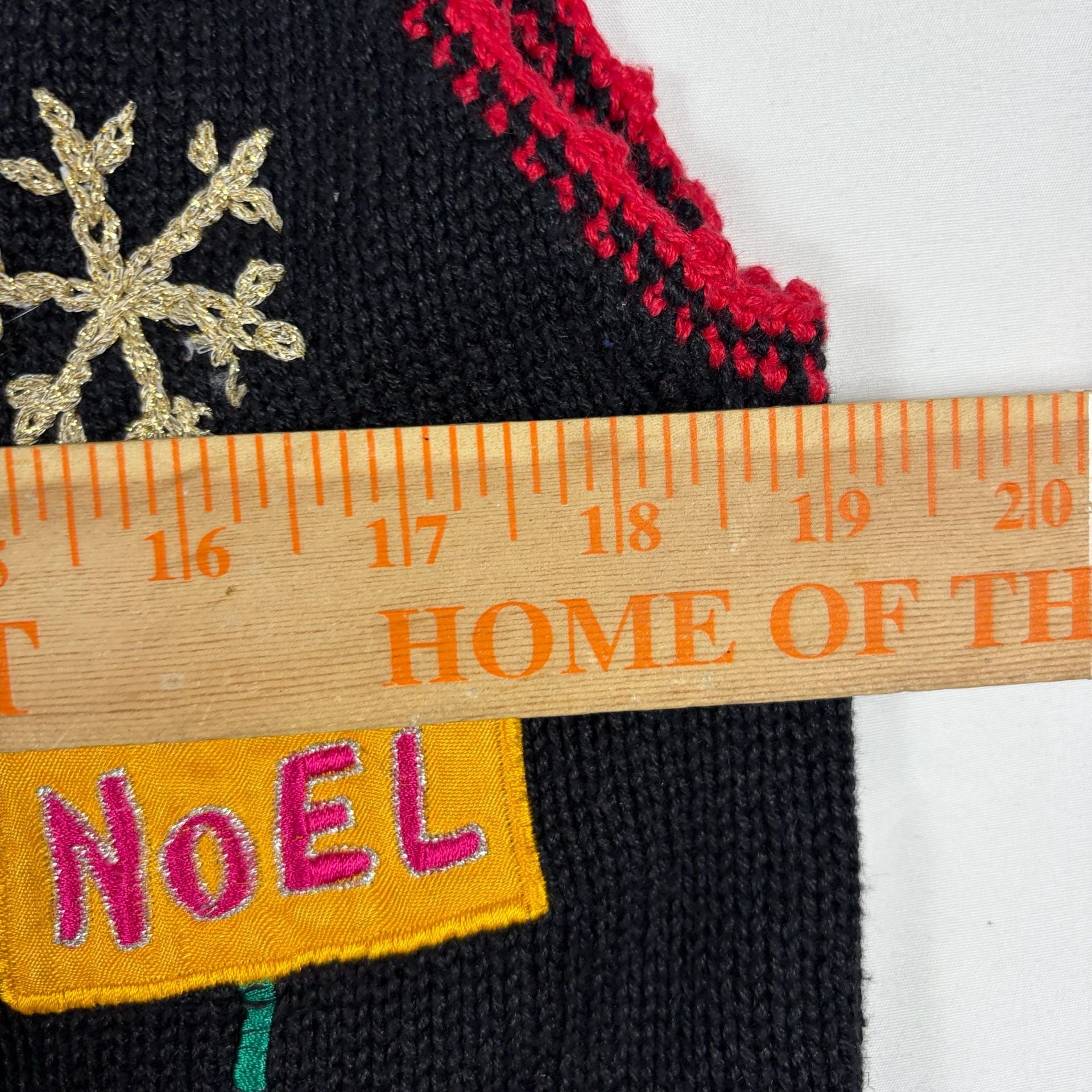 Vintage NutCracker Ugly Christmas Sweater Vest Size Medium Snowman Noel 4