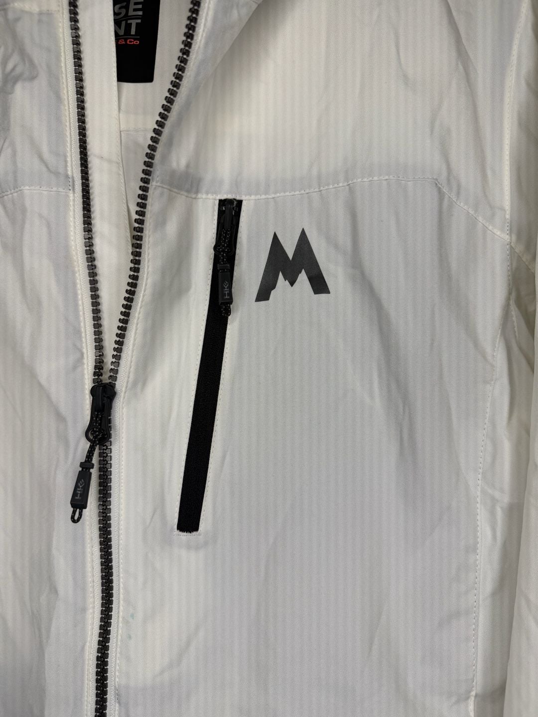 Rose Mont by Hawke & Co Jacket Size M White Hooded Full Zip 3