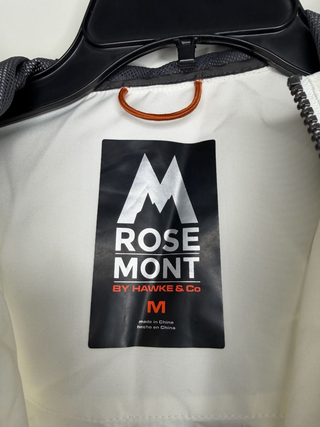 Rose Mont by Hawke & Co Jacket Size M White Hooded Full Zip 4