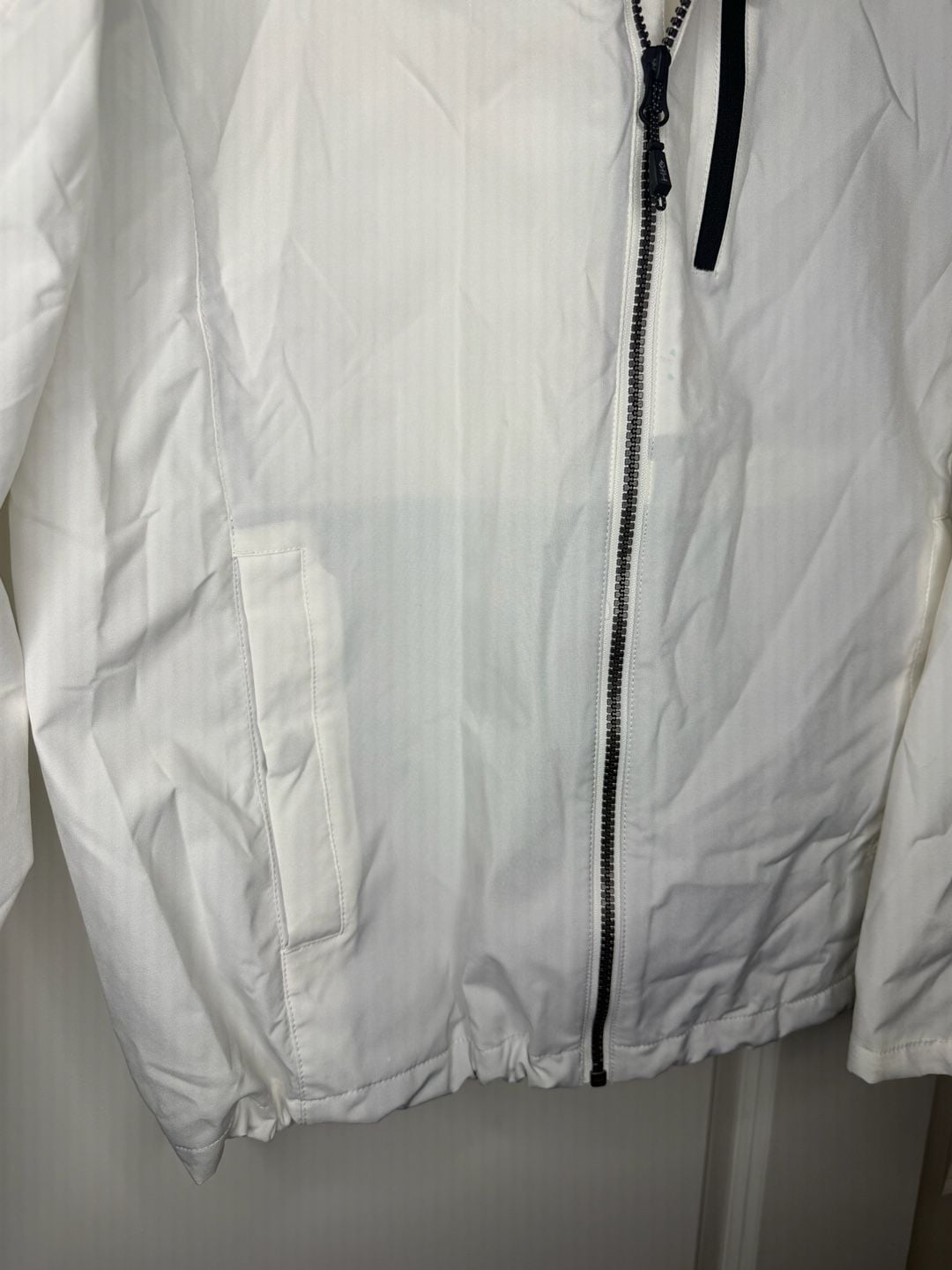 Rose Mont by Hawke & Co Jacket Size M White Hooded Full Zip 6