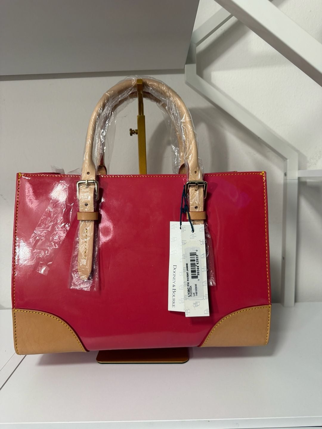 Dooney & Bourke Janine Satchel LF026RD Red 2