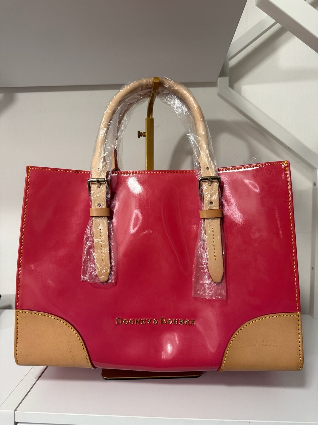 Dooney & Bourke Janine Satchel LF026RD Red 3