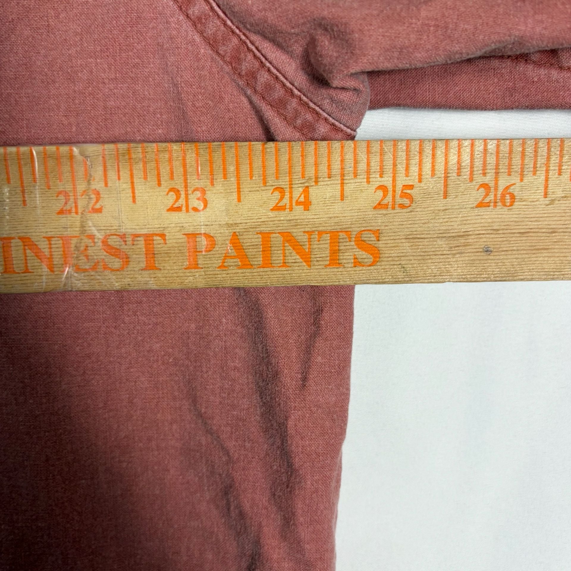 L.L.Bean Button-Down Shirt Size L-Tall Red Traditional Fit 3