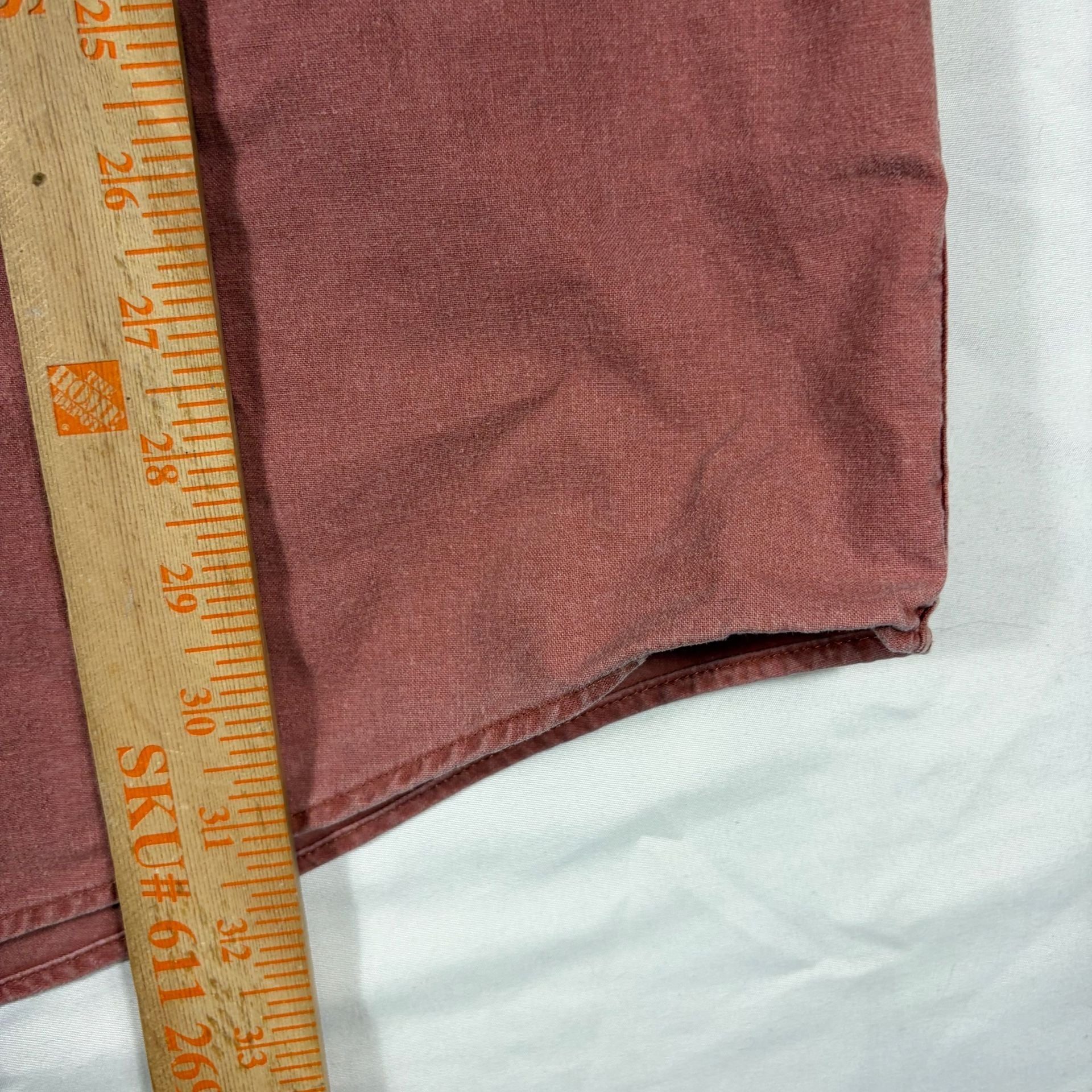 L.L.Bean Button-Down Shirt Size L-Tall Red Traditional Fit 4