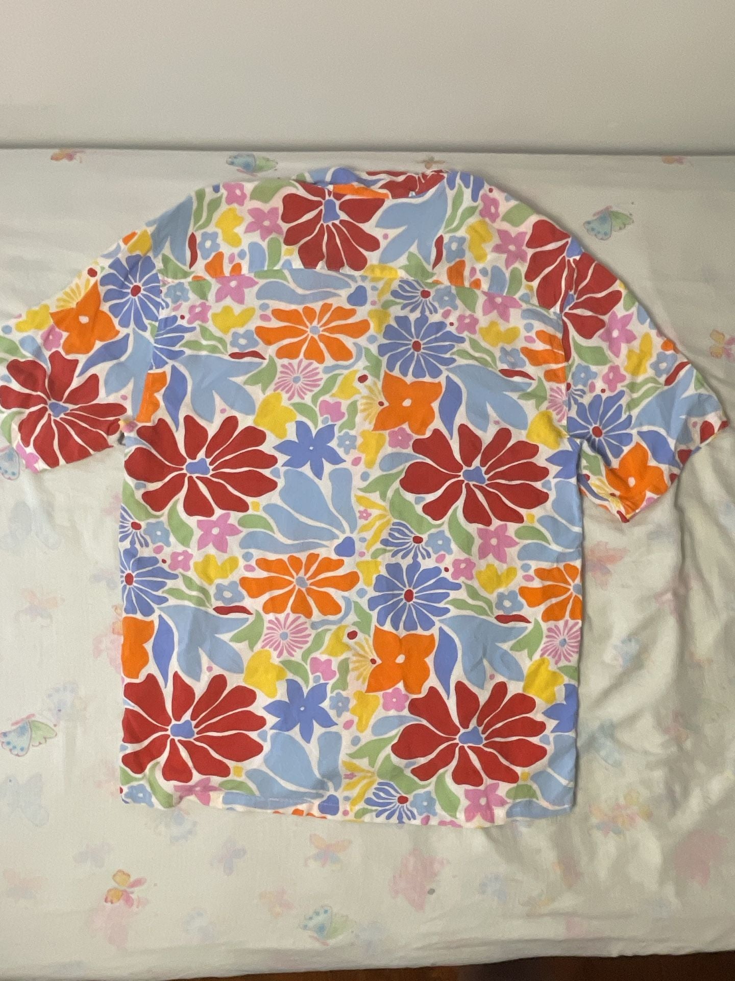 Thread Wave Floral Short Sleeve Button Down Shirt 6