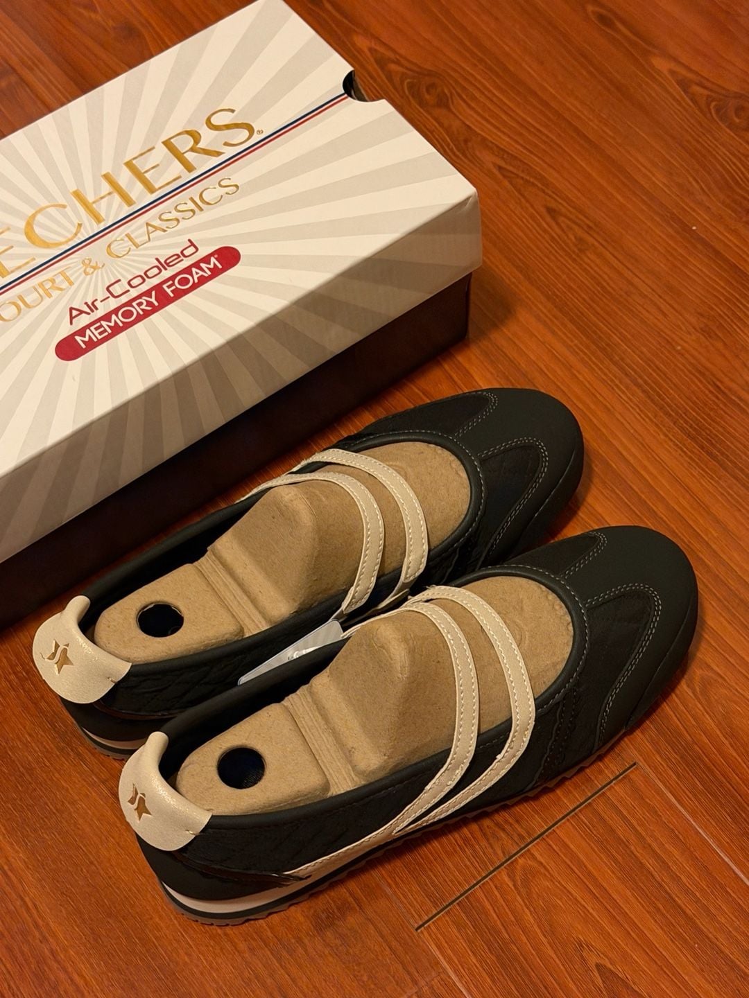 Skechers Mary Jane Sneakers: Topnotch - Cozy Fit Elegance 2