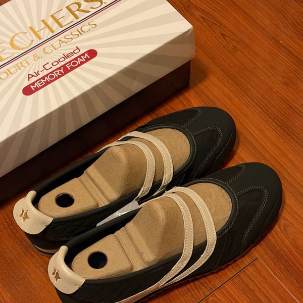 Skechers Mary Jane Sneakers: Topnotch - Cozy Fit Elegance